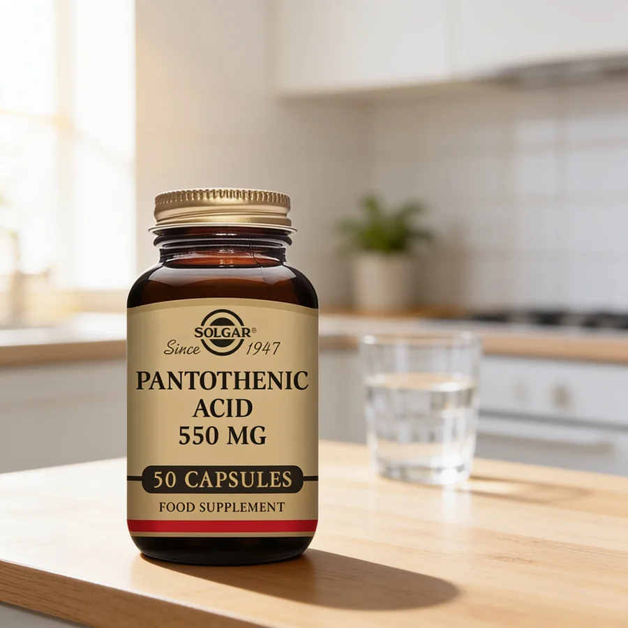 Solgar Pantotensyre (B5) 550 mg i et hverdagsmiljø