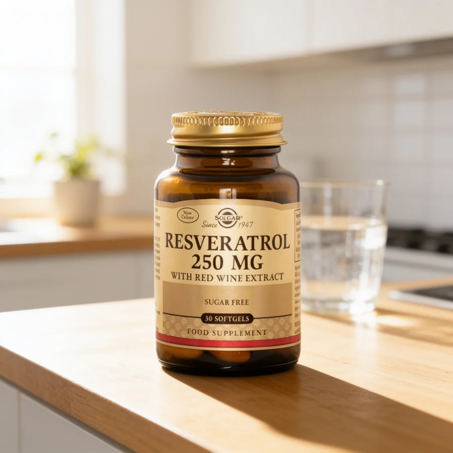 Solgar Resveratrol 250 mg i et hverdagsmiljø