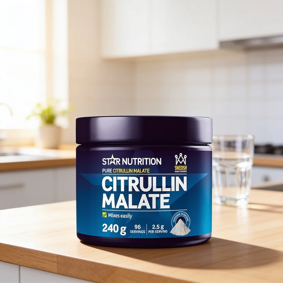 Star Nutrition Citrullin Malate 240 g i et hverdagsmiljø
