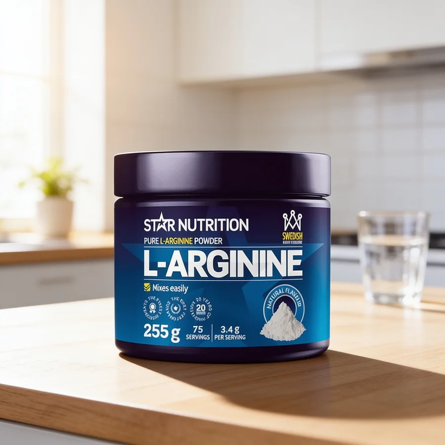Star Nutrition L-Arginine (powder) i et hverdagsmiljø