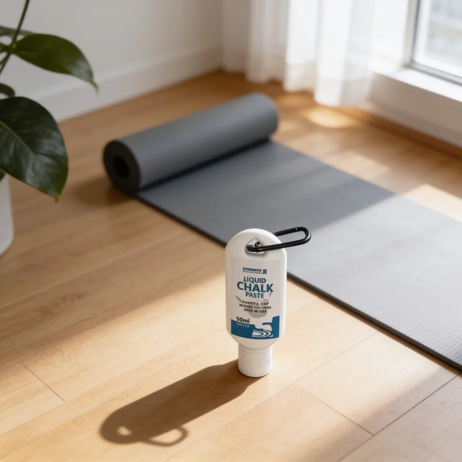 Strength Liquid Chalk 50 ml i et hverdagsmiljø
