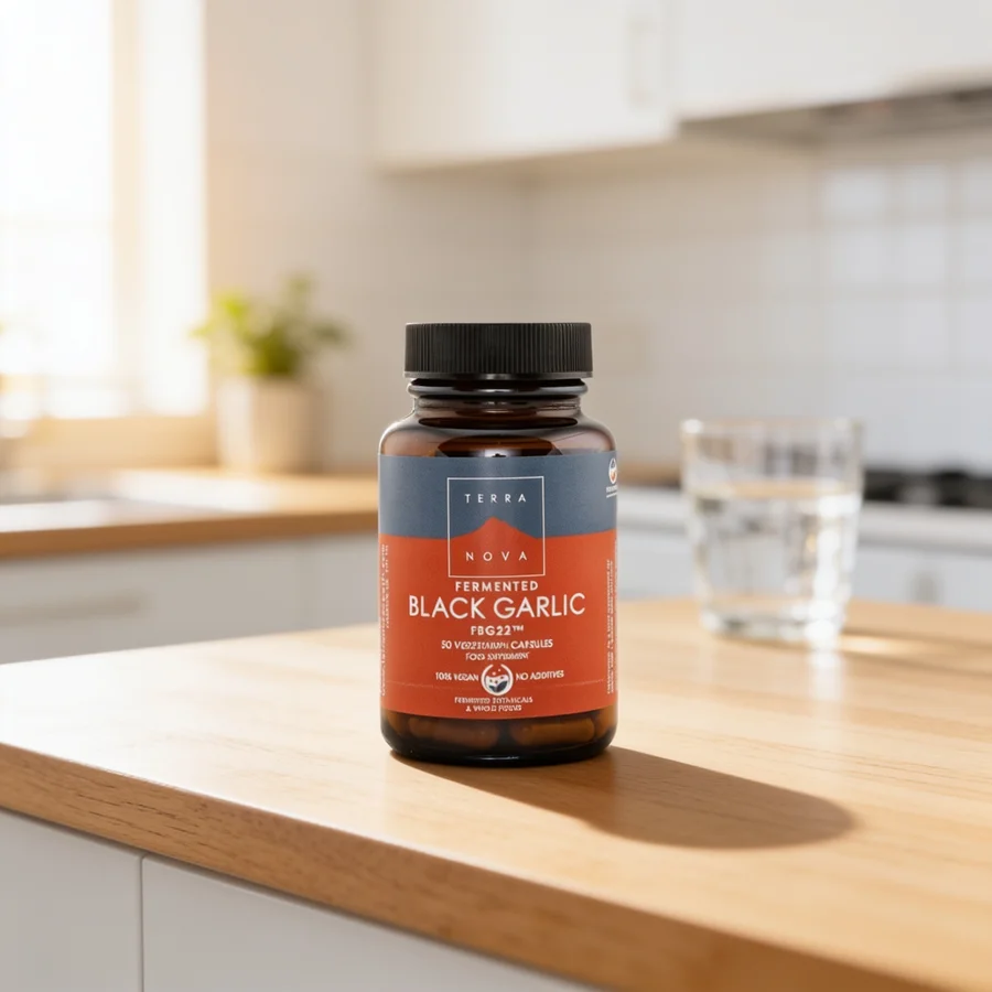 Terranova Fermented Black Garlic FBG-22 i et hverdagsmiljø