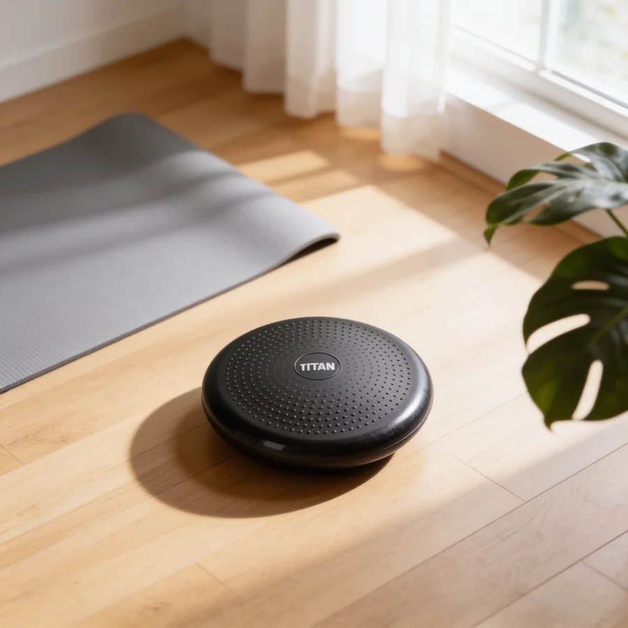 TITAN LIFE Balancepude i et hverdagsmiljø