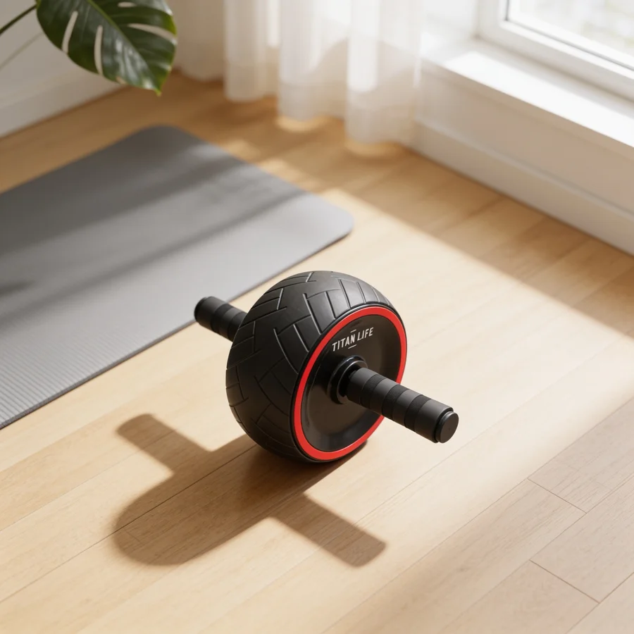 Titan Life Fat Ab Wheel (Fatwheel) i et hverdagsmiljø