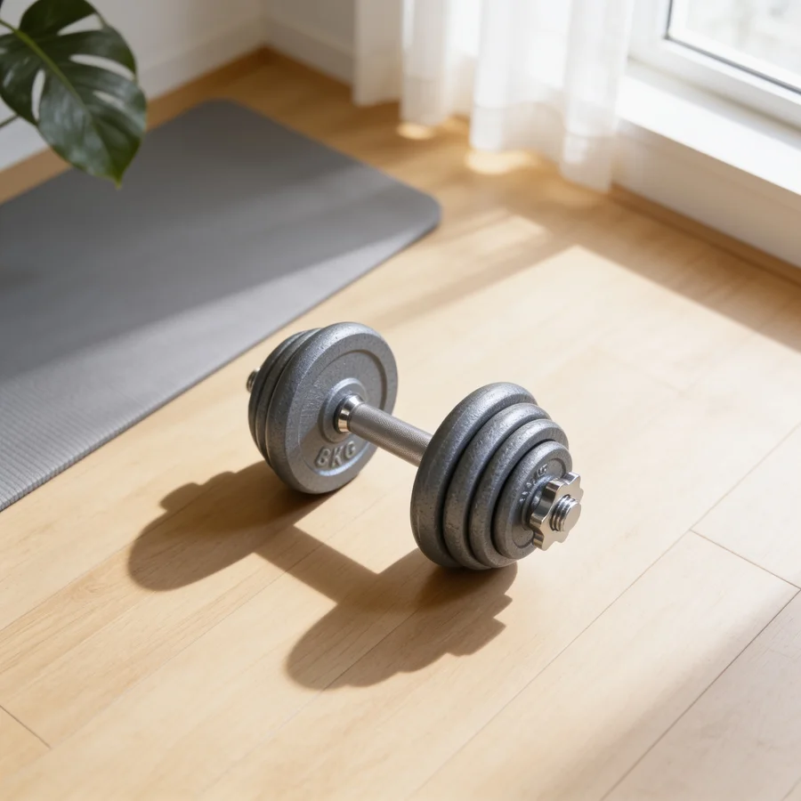 Titan Life Justerbar Håndvægt 15 kg i et hverdagsmiljø