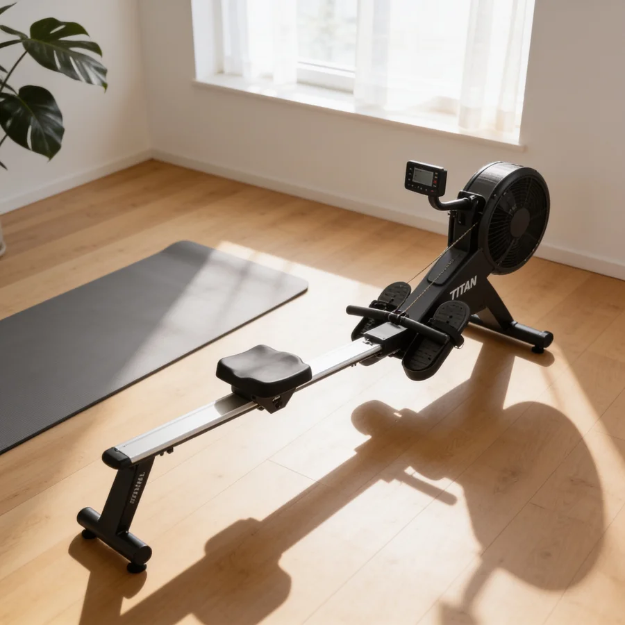 Titan Life Rower R65 i et hverdagsmiljø