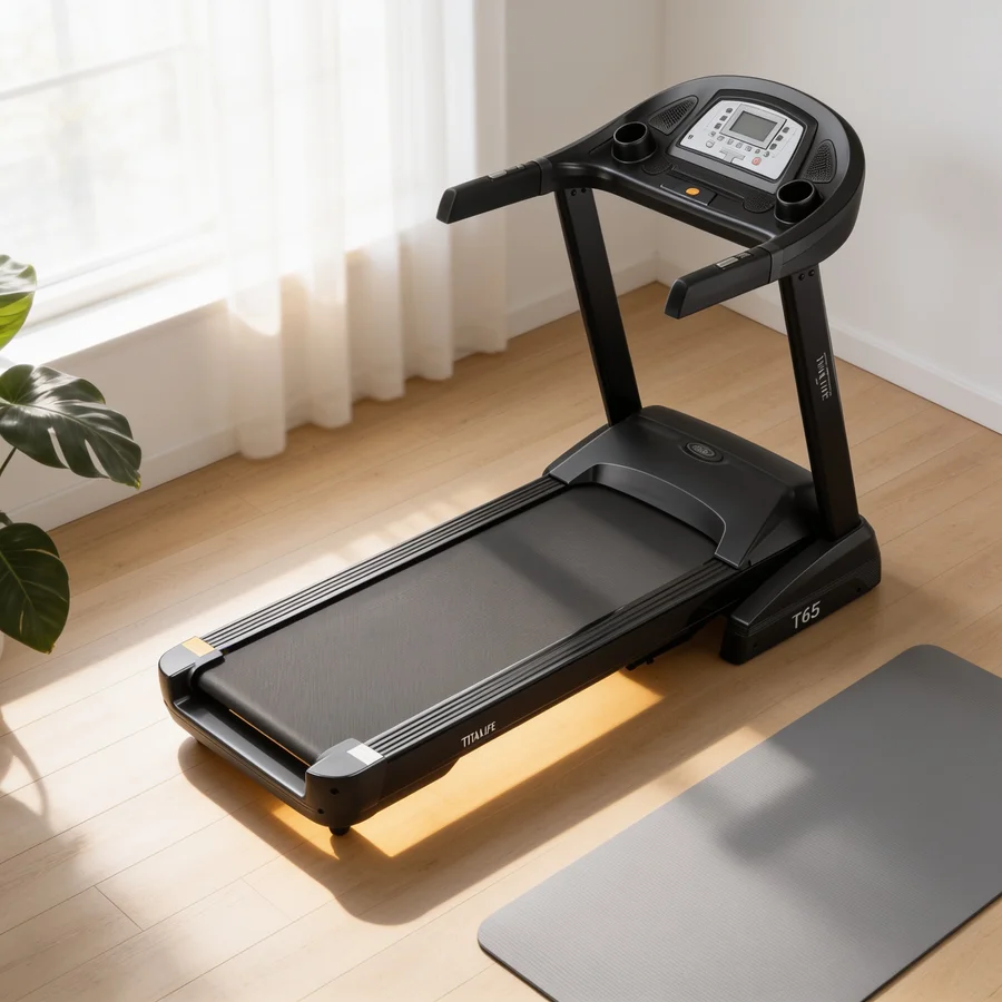 Titan Life Treadmill T65 i et hverdagsmiljø