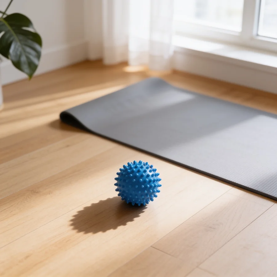 Triggerpunkt Peanut Spikey Massagebold 2-pak i et hverdagsmiljø