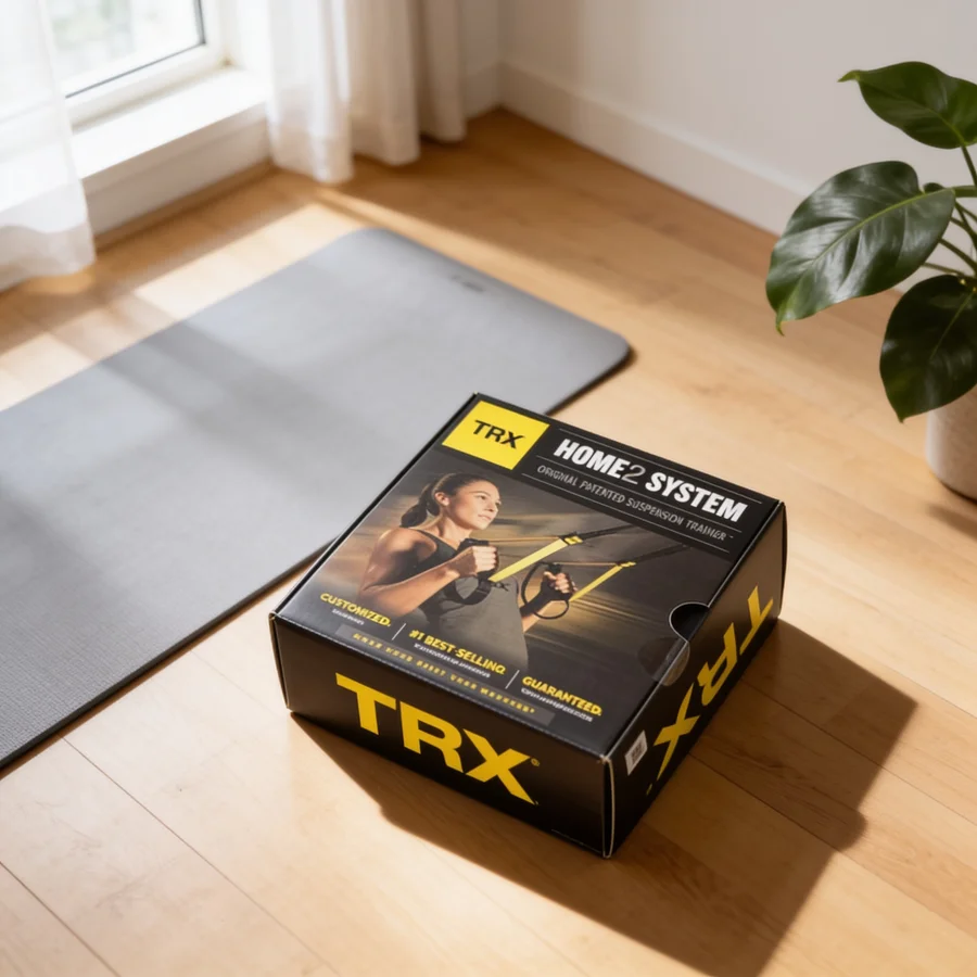 TRX Home2 Suspension Trainer Kit i et hverdagsmiljø