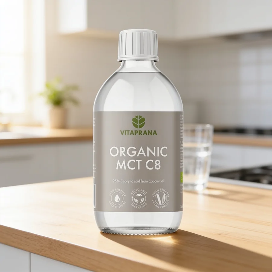 Vitaprana Organic MCT C8 i et hverdagsmiljø