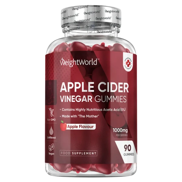 WeightWorld Æblecidereddike Vingummier 1000 mg