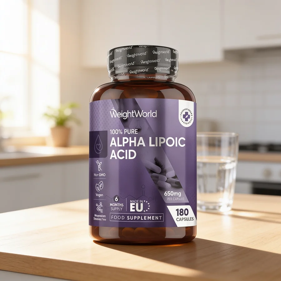 Alfa-liponsyre (ALA) 650 mg i et hverdagsmiljø