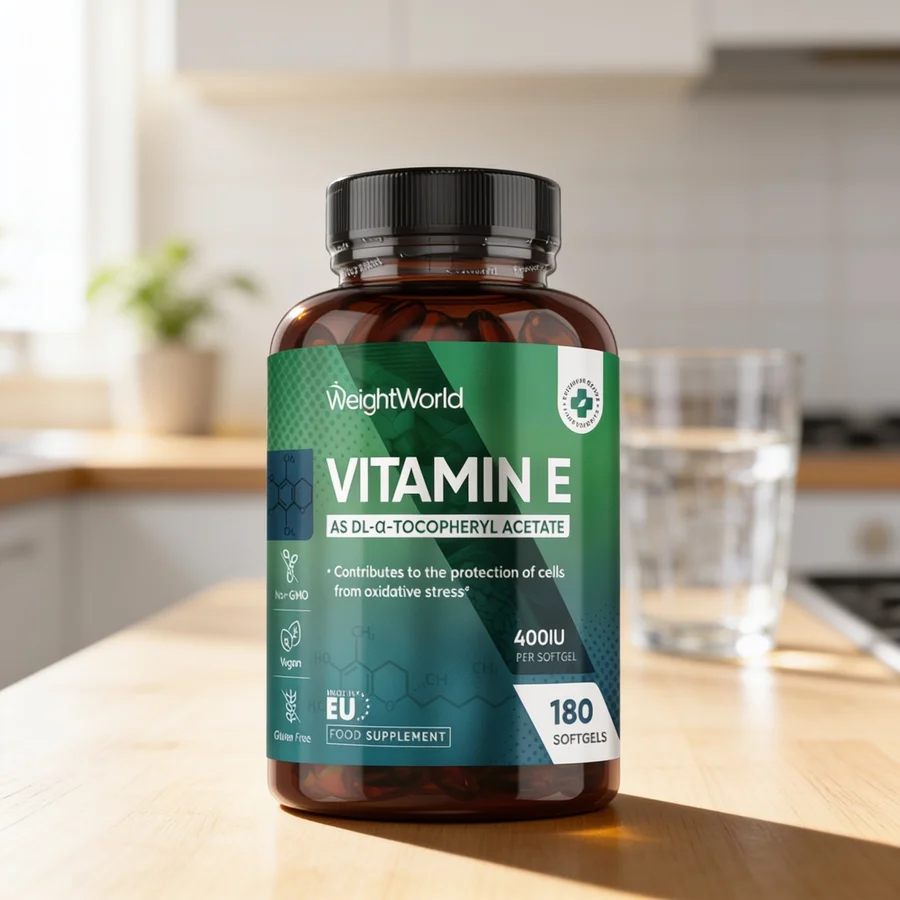 WeightWorld E-vitamin 400 IE i et hverdagsmiljø