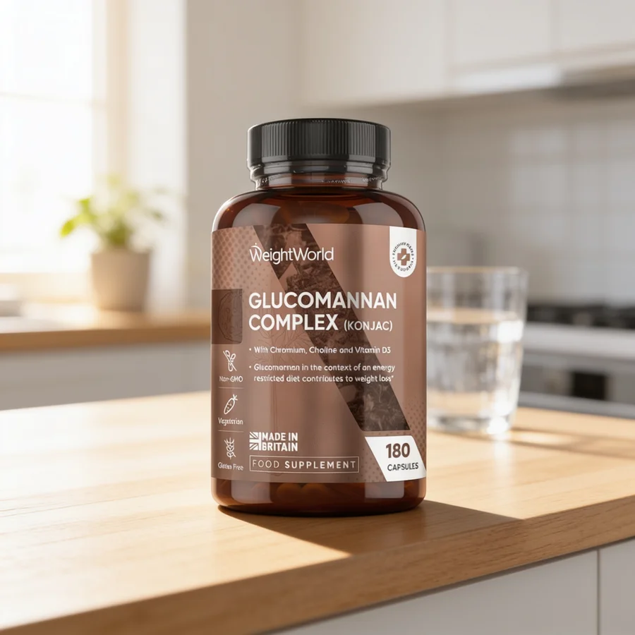WeightWorld Glucomannan Complex 3000 mg i et hverdagsmiljø