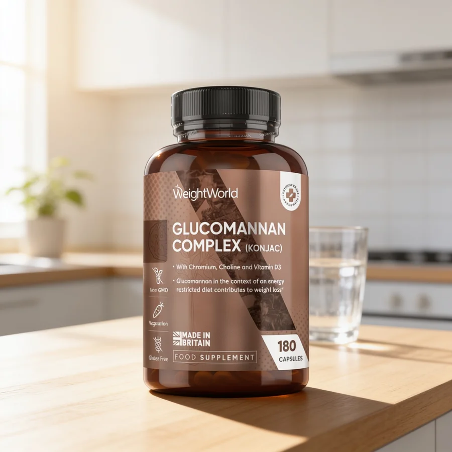 Glucomannan Complex 3000 mg i et hverdagsmiljø