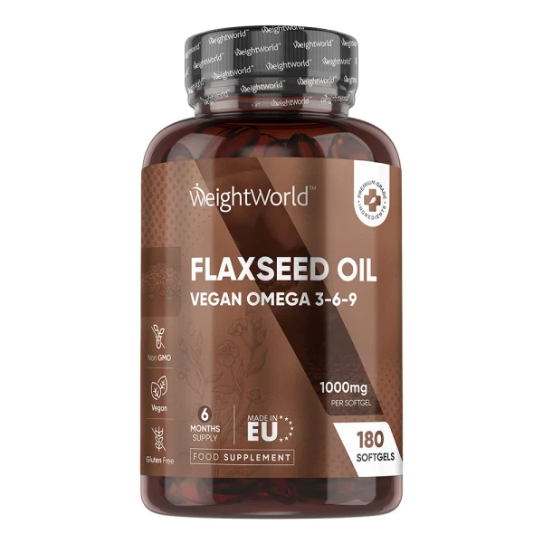 WeightWorld Hørfrøolie Kapsler 1000 mg