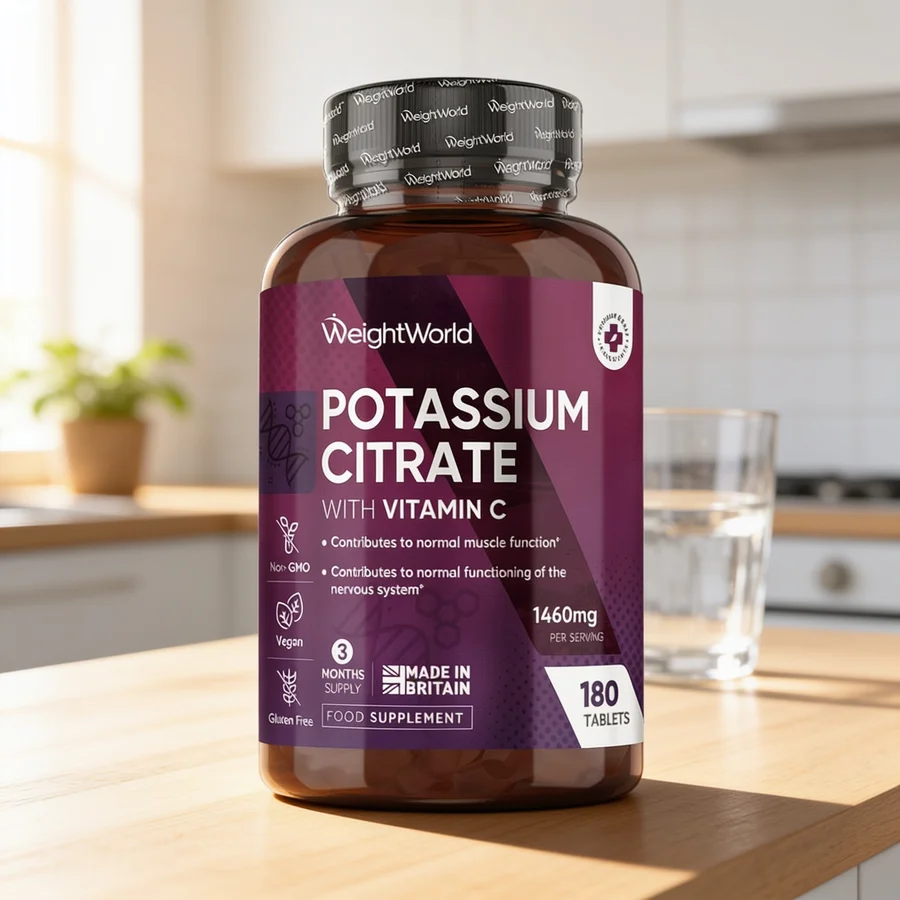 WeightWorld Kalium + C-vitamin 1460 mg i et hverdagsmiljø
