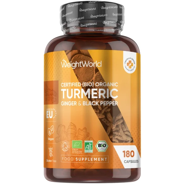 WeightWorld Økologisk Gurkemeje, Ingefær & Sort Peber