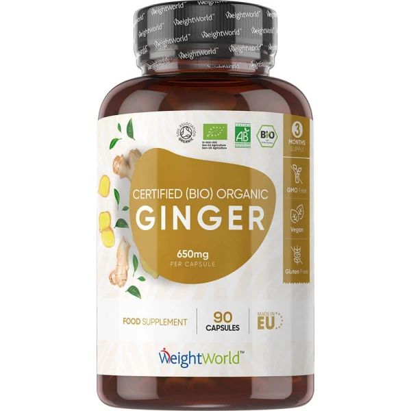 WeightWorld Økologisk Ingefær 650 mg