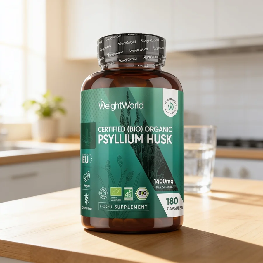 Økologiske Loppefrøskaller 1400 mg i et hverdagsmiljø