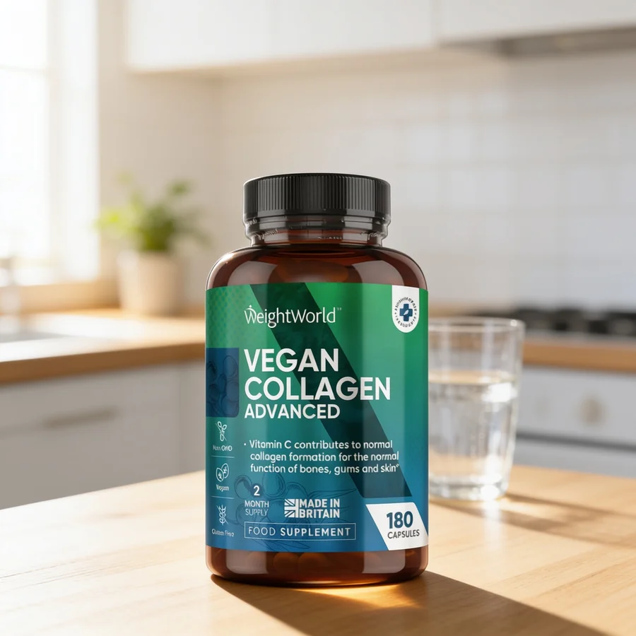 WeightWorld Vegansk Kollagen Advanced i et hverdagsmiljø