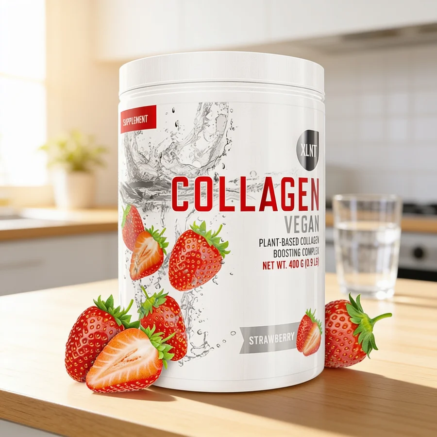 XLNT Sports Vegansk Kollagen i et hverdagsmiljø